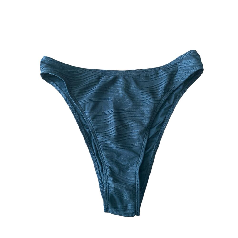 Women’s XL black high waisted cheeky bikini bottoms